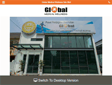 Tablet Screenshot of globalmedicalwellness.com